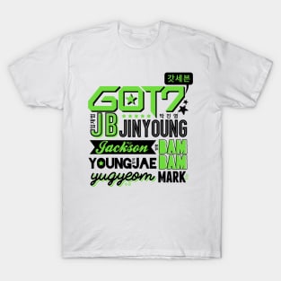 GOT7 Font Collage 2 T-Shirt